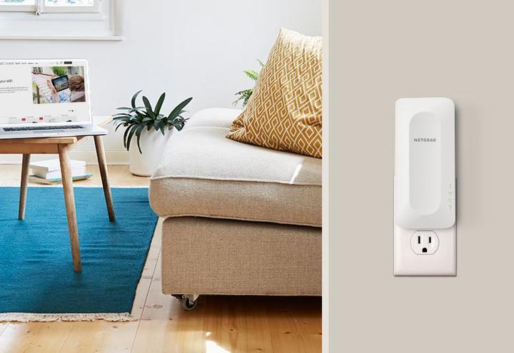 Actual product image Netgear EAX15 WiFi 6 Mesh Extender (1200 Mbit/s, 600 Mbit/s)