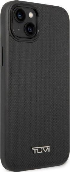 Actual product image Tumi TUHMP14SRBAK iPhone 14 6,1" czarny/black hardcase Leather Balistic Pattern MagSafe (Apple iPhone 14)