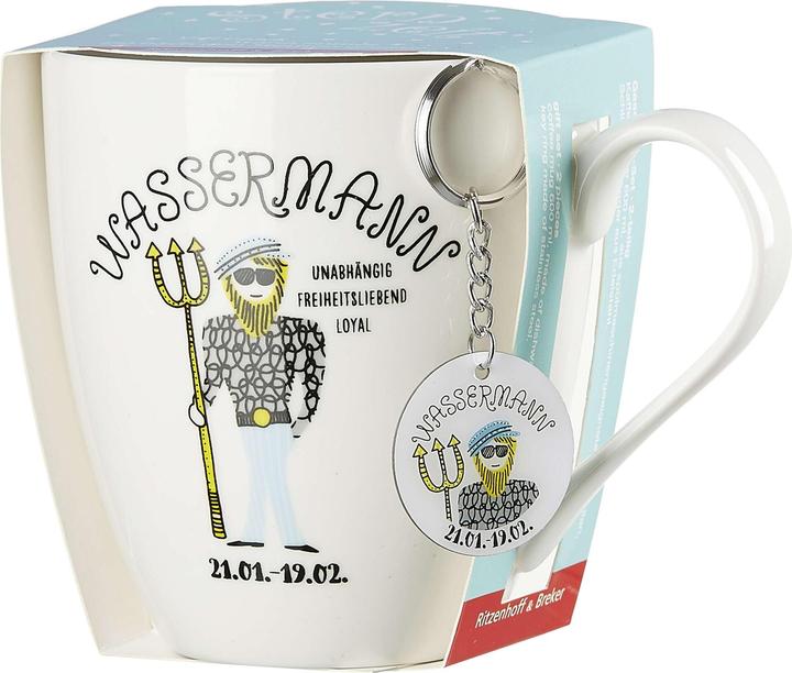 Image du produit Ritzenhoff & Breker Tasse jumbo 650 ml. Signe du zodiaque Verseau (650 ml, 1 x)