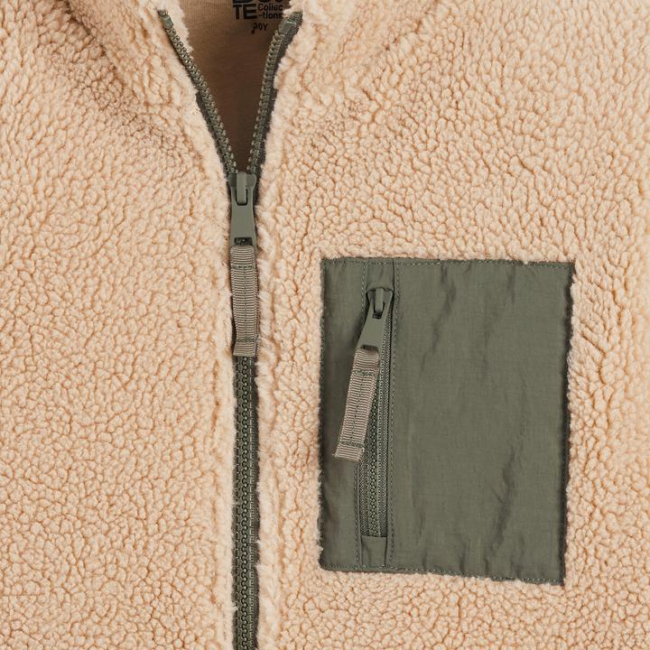 Produktbild La Redoute Collections Teddyfleece-Jacke mit Stehkragen und Reissverschluss (164)