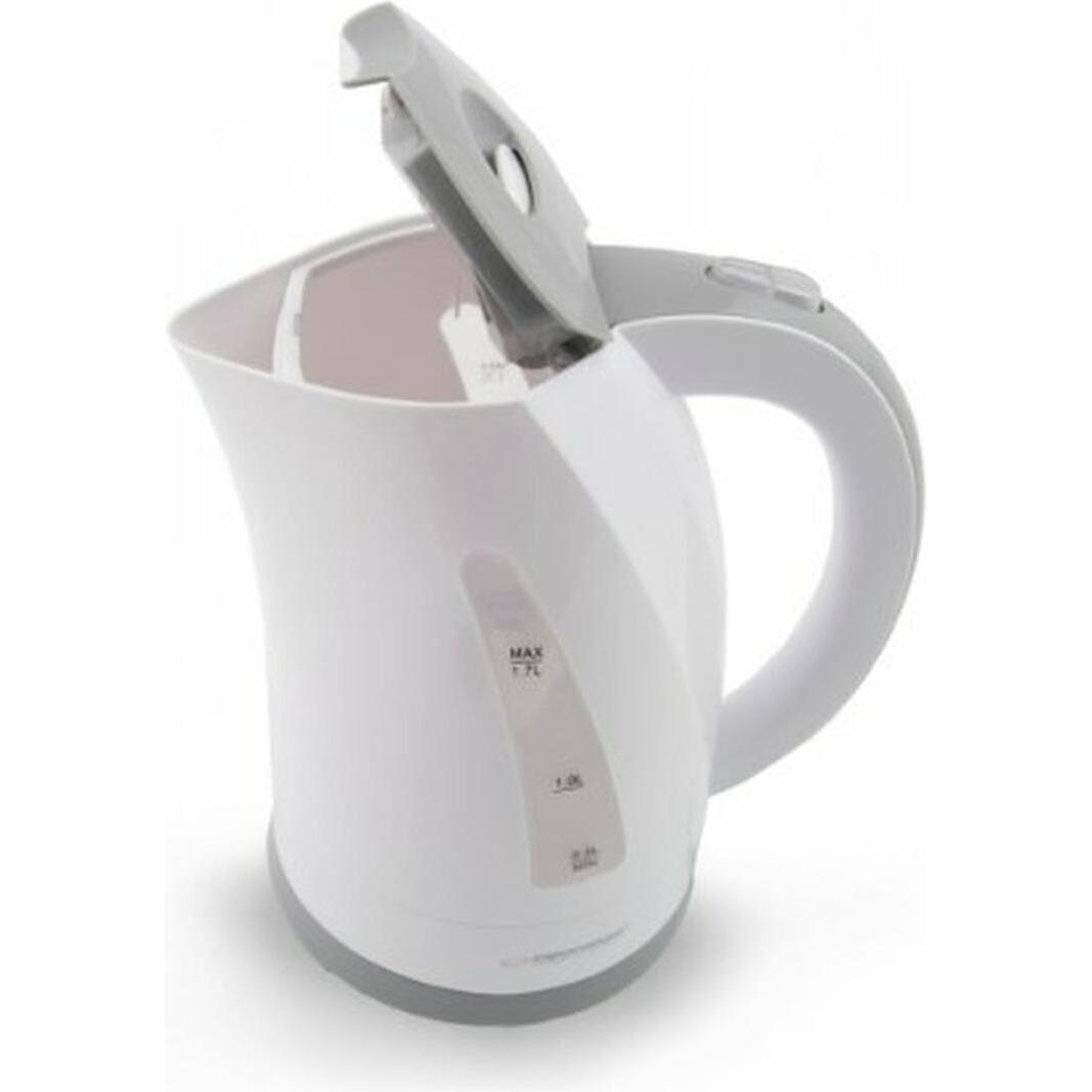 Thumbnail - Esperanza EKK022 electric kettle 1.7 L 2200 W Gray, White, Wasserkocher, Weiss, Grau