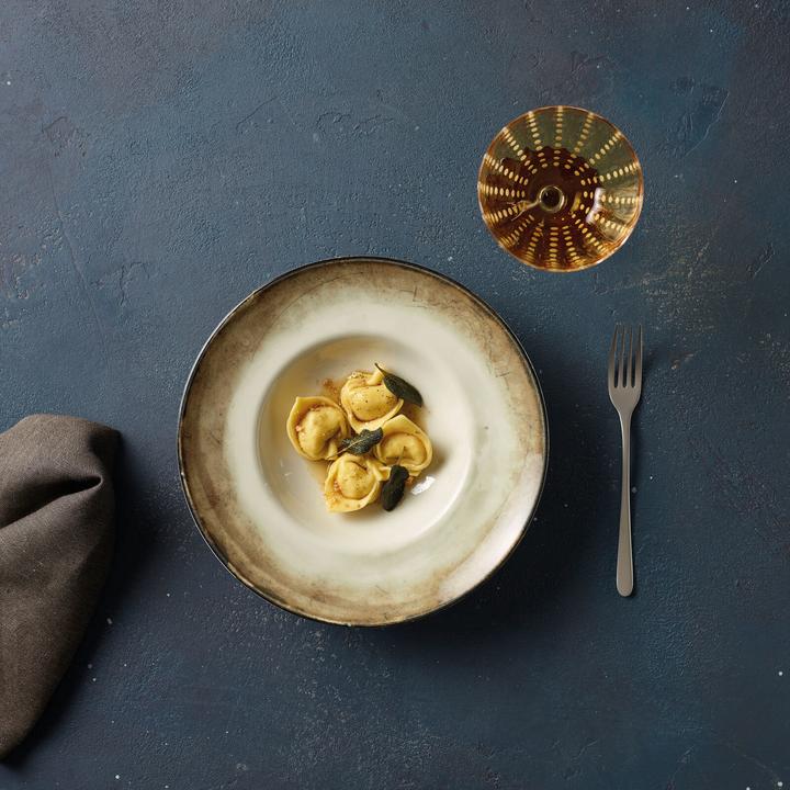 Productafbeelding Arthur Krupp Shade Earth servies 12 stuks, bruin/wit (12 Pcs.)