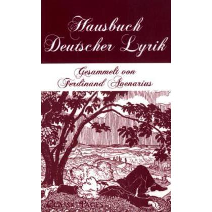 Hausbuch Deutscher Lyrik, Belletristik von Ferdinand Avenarius
