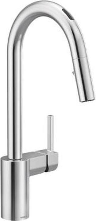 Produktbild Moen 7565EVC Align U by Smart Pulldown keukenkraan met spraakbesturing en MotionSense chroom
