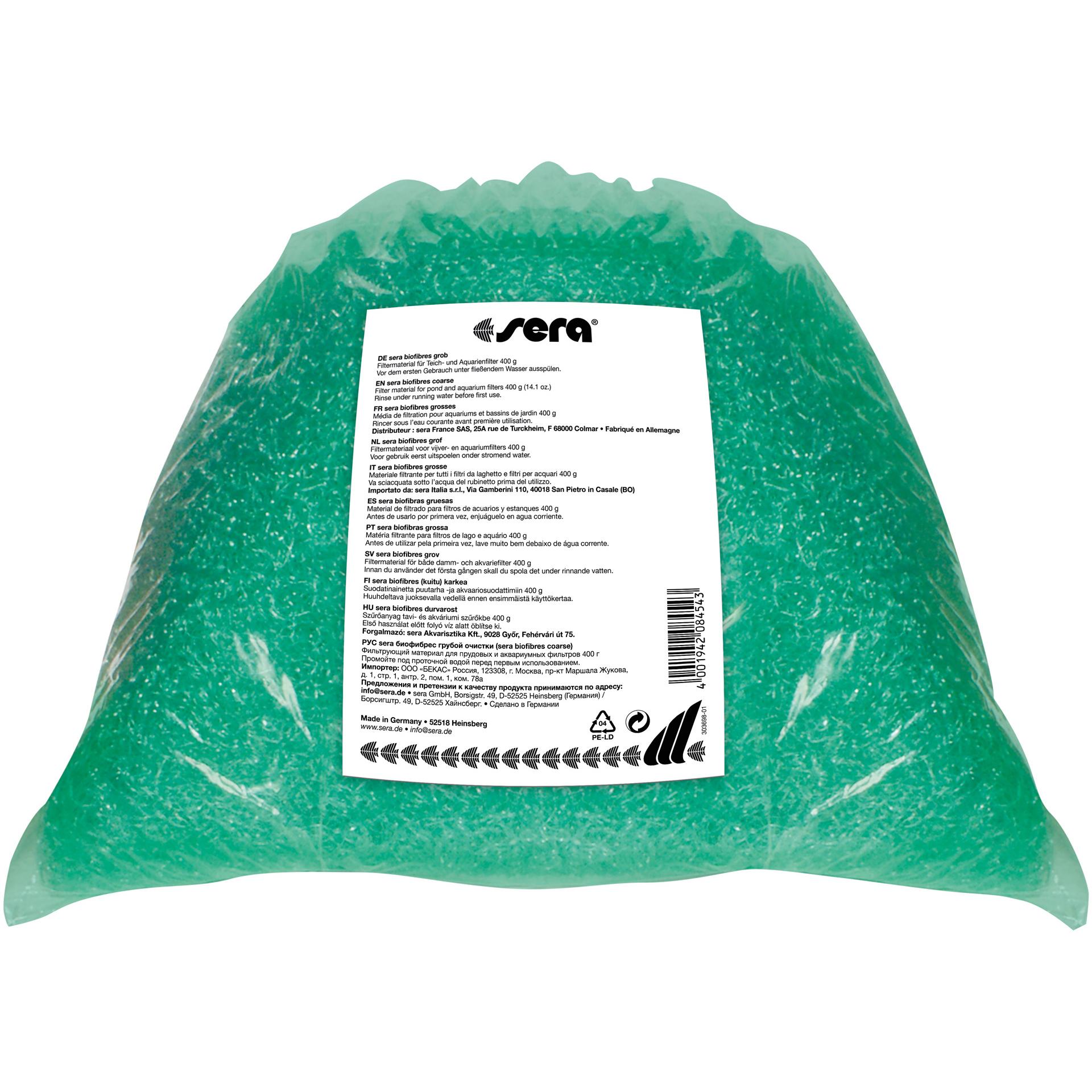 Sera Biofibre Grossolane (Acqua Dolce, Acqua Salata), Filtro Per Acquario