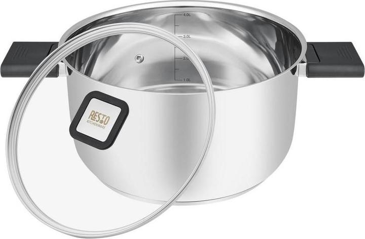 Resto CASSEROLE D22CM 4.4L/92204 (Casserole à manche, Acier inoxydable, 22 x 12.50 cm)