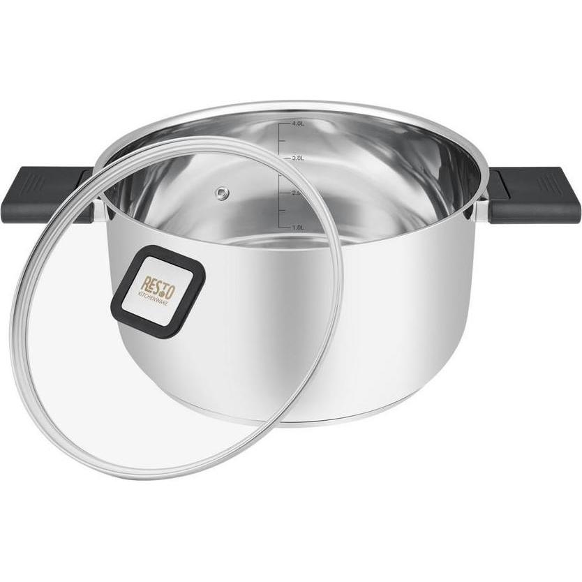 Resto CASSERUOLA D22CM 4,4L/92204, Padella + Pentola, Nero