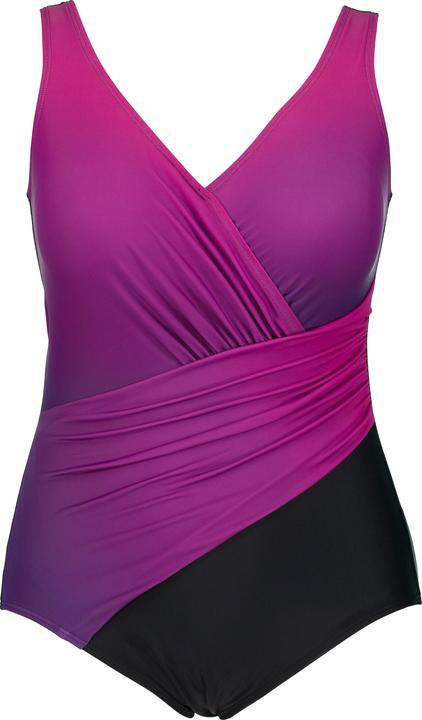 Produktbild Ulla Popken Badeanzug, Farbverlauf, Softcups, Struktur, Drapierung (62)