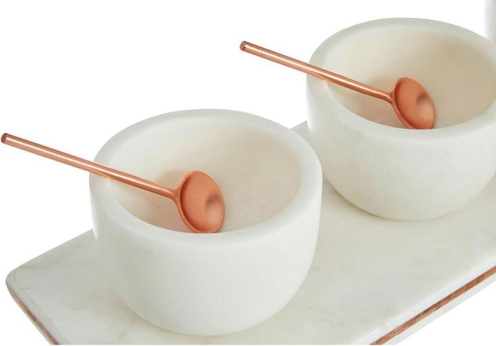 Actual product image Fifty five south White marble