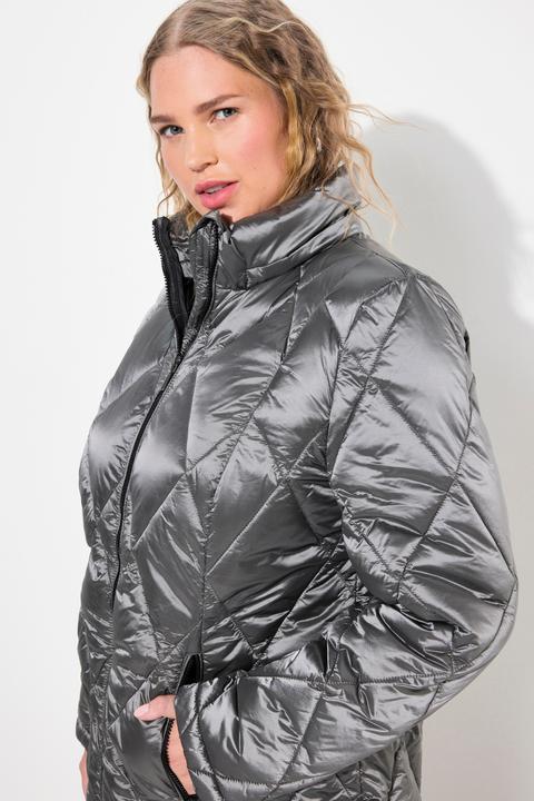 Produktbild Ulla Popken HYPRAR Steppjacke, Kapuze, 2-Wege-Zipper, Zipptaschen (50, 52)