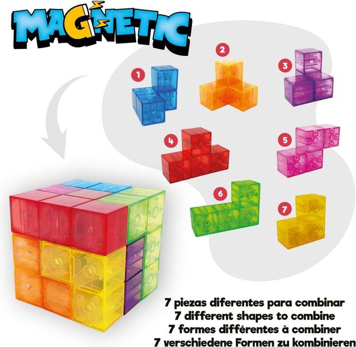 Actual product image Juega Conmigo Magic Magnetic Cube