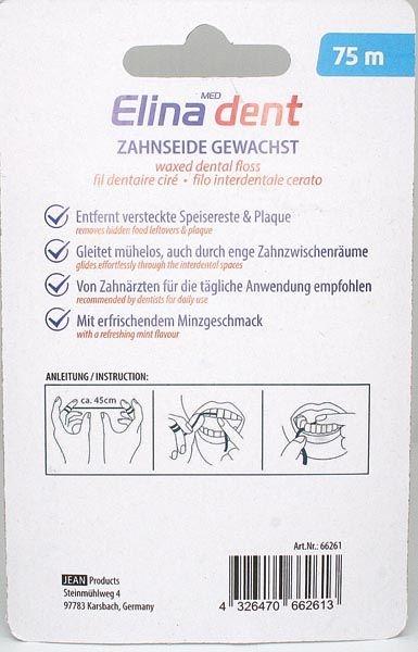 Actual product image Weleda Elina, Mint toothed thread, 50 m (75 m)