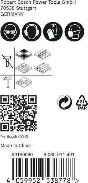 Actual product image Bosch Professional Zubehör EXPERT HEX-9 MultiConstruction drill bit set, 5/6/8 mm, 3 pcs. (6,0, 5,0)