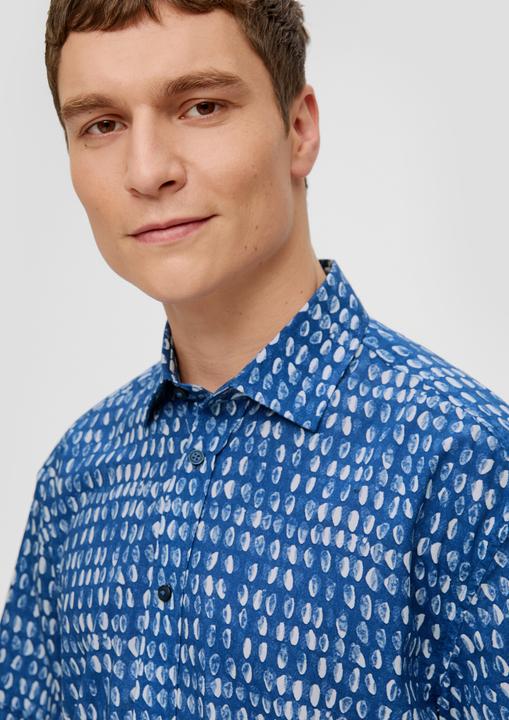 Immagine prodotto s.Oliver Hemd Kurzarmhemd aus Baumwoll-Viskosemix (L)