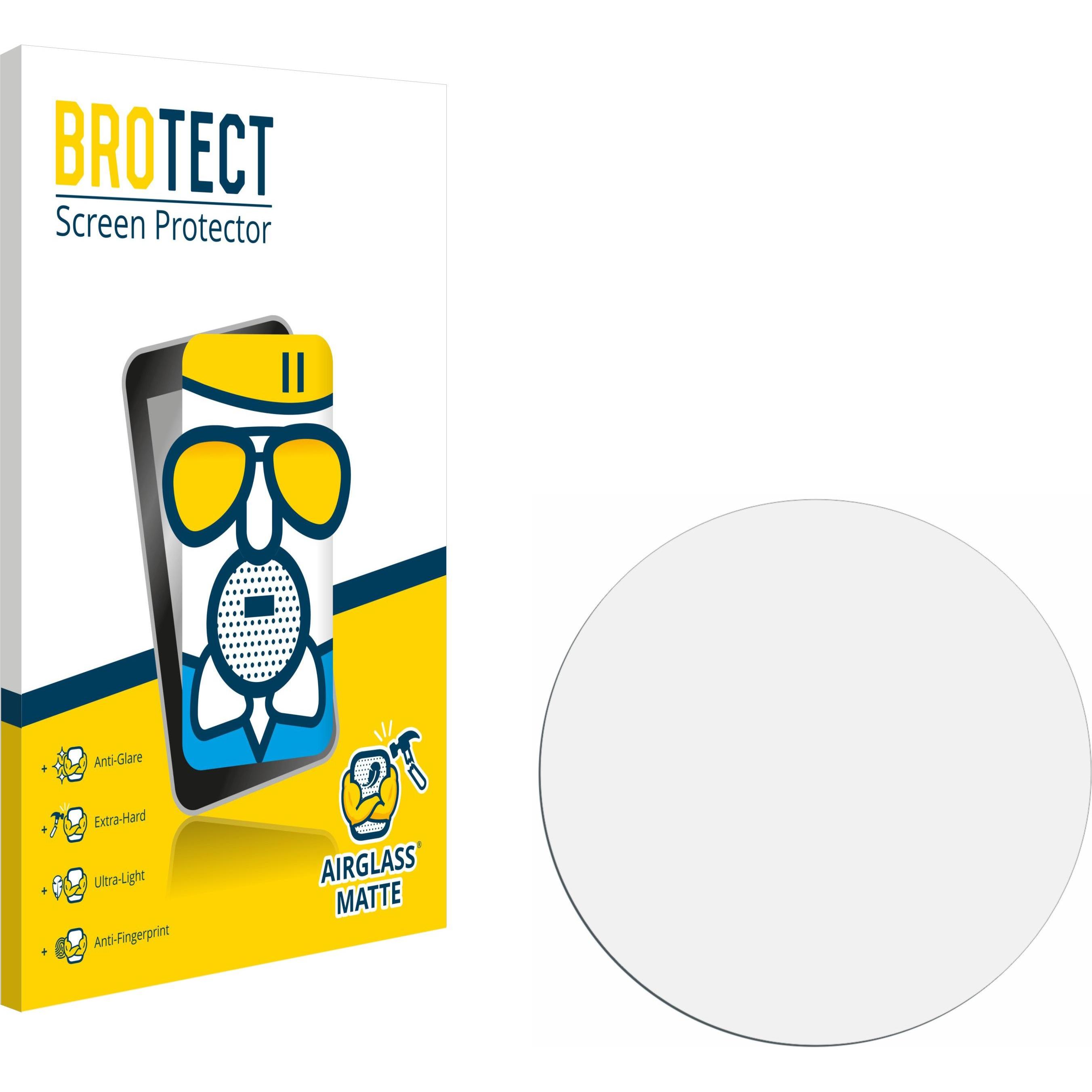 BROTECT Schutzglas Schutzfolie Displayschutz Display Schutz Glas Folie matt, Smartwatch Schutzfolie, Grau