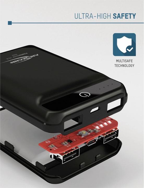Actual product image Ansmann 10.8 mini (10000 mAh, 12 W, 37 Wh)