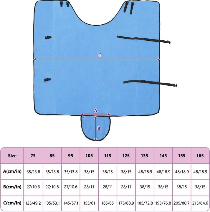 Produktbild vidaXL Polyester-Decke (125 cm)