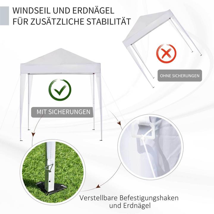 Actual product image Outsunny Pavilion (200 cm, 200 cm)