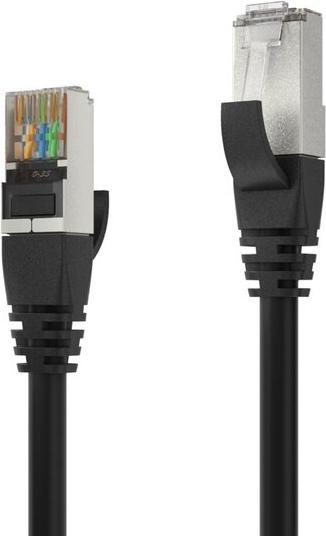 Image du produit Büroring Patchkabel CAT 6A S/FTP, 10 m, schwarz (CAT6a)