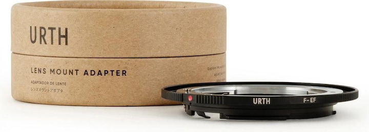Urth Lens Mount Adapter: Compatible with Nikon F Lens to Canon (EF / EF S) Camera Body