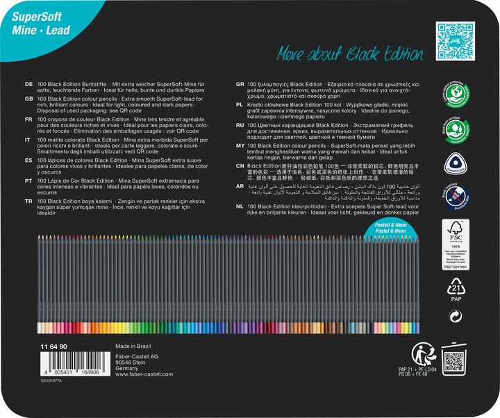 Produktbild Faber-Castell Black Edition (Mehrfarbig, 100 x)