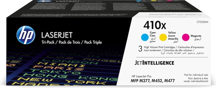 Actual product image HP 410x (M, C, Y)