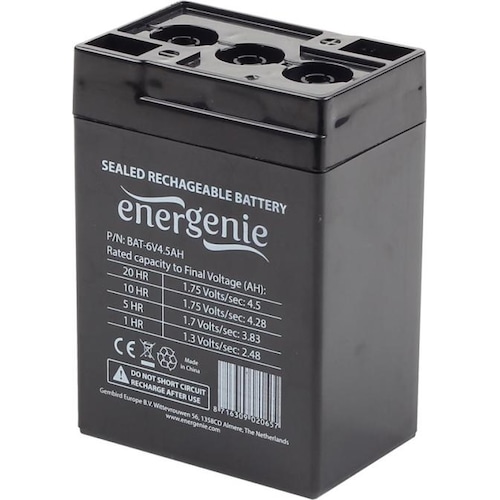 Energenie Rechargeable battery 6 V 4.5 AH for UPS, USV Zubehör