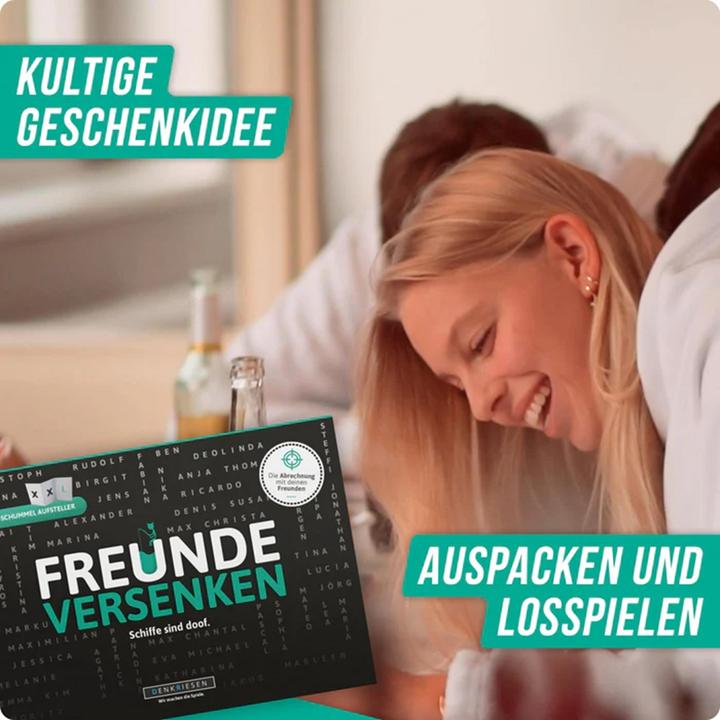 Produktbild Denkriesen Freunde Versenken (d) (Deutsch, 2 Spieler)