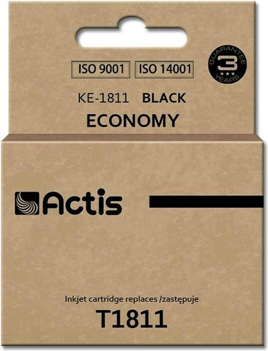 Actual product image Factis KE-1811 ink cartridge for Epson printers comaptible T1811 black - Compatible - T (FC)