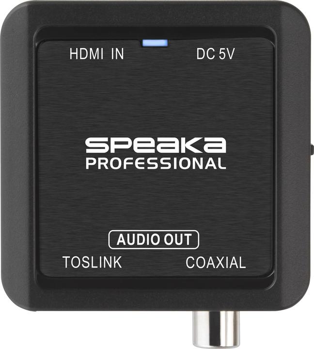 Produktbild SpeaKa Professional HDMI (eARC/ARC) zu Koax/Toslink-Adapter (HDMI Modulator, Toslink Adapter)