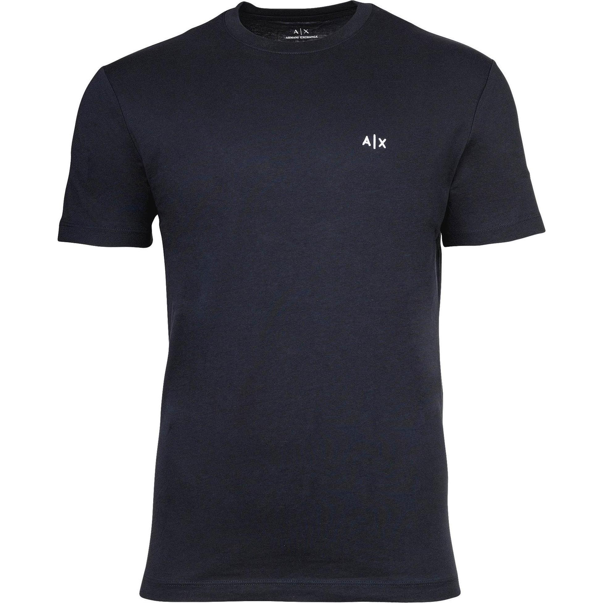 Armani Exchange, Herren, Shirts, T-Shirt, Blau, (S)
