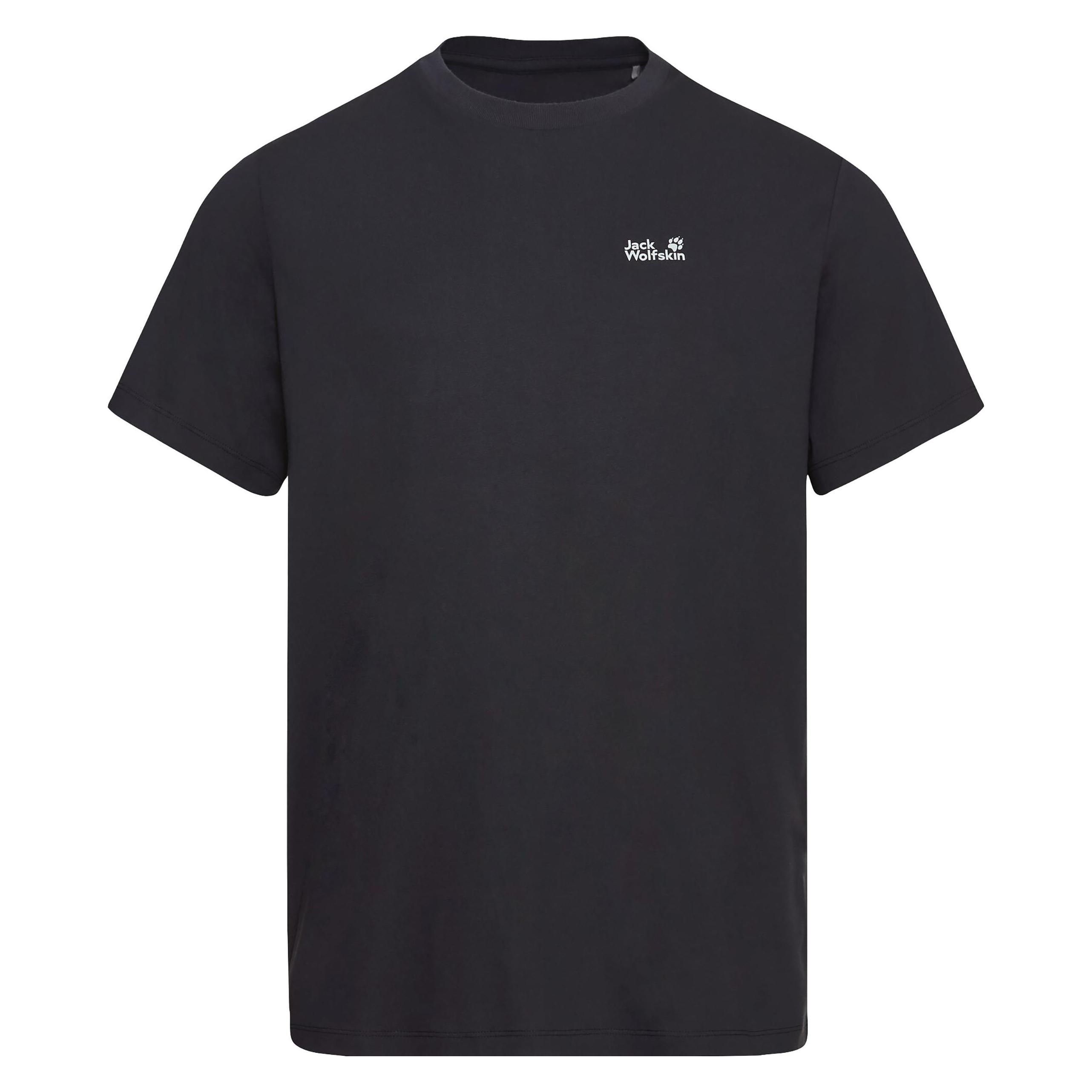 Jack Wolfskin, Herren, Shirts, Essential T M, Schwarz, (L)