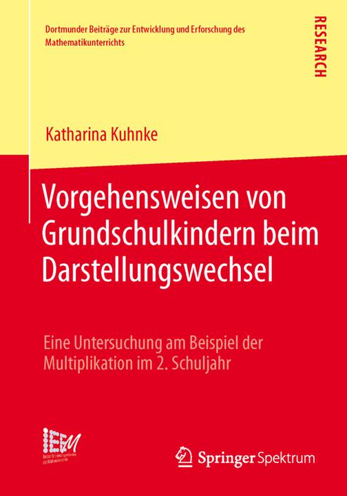 Produktbild Vorgehensweisen von Grundschulkindern beim Darstellungswechsel (Deutsch, Katharina Kuhnke, 2013)