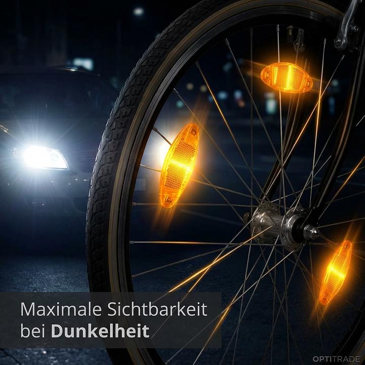 Actual product image Dunlop Bike spoke reflector K-mark 4p