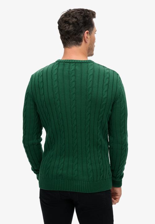 Actual product image Superdry Cotton Classic Cable Knit Crew (L)