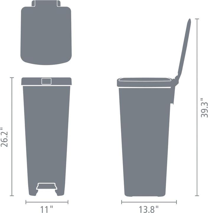 Produktbild Brabantia Abfalleimer StepUp (40 l)