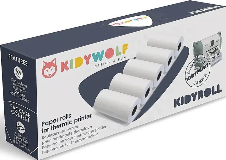 Actual product image Kidywolf Thermal paper for instant camera (5 rolls)
