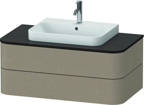 Actual product image Duravit Happy D.2 Plus Vanity unit for wall-mounted console, 1000x550 mm, 2 drawers, for furniture w (100 x 55 x 41 cm)