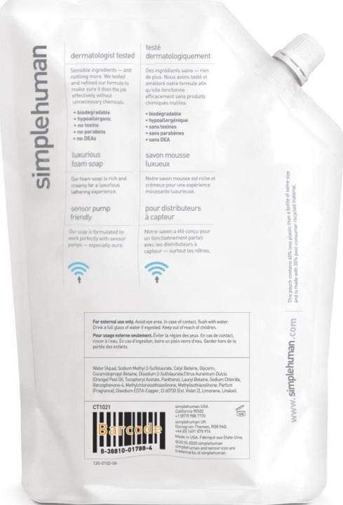 Actual product image Simplehuman Spring Water (Liquid soap, 1000 ml)