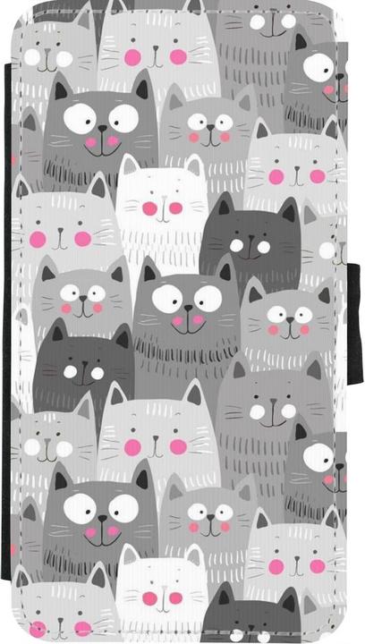 Actual product image PhoneLook Cover Wallet Black Cat Flocks (Apple iPhone X, Apple iPhone XS)