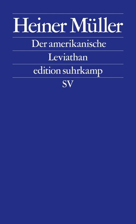 Actual product image Der amerikanische Leviathan (German, Heiner Mueller, 2020)