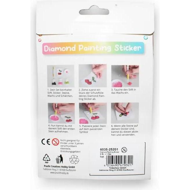 Thumbnail - Magni Diamond Painting Sticker Tiere 9 Stück