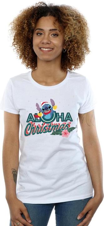 Immagine prodotto Disney Lilo And Stitch Aloha Christmas Maglietta Donna (XL)
