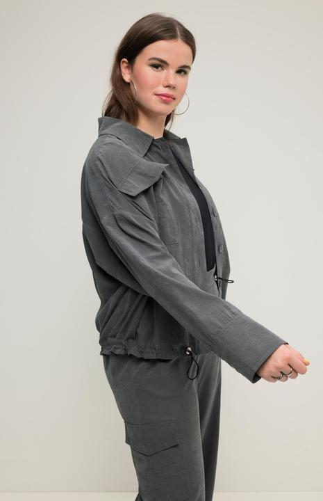 Immagine prodotto Studio Untold Giacca a camicia in stile cargo dal taglio oversize con collo da camicia, taschini e maniche lunghe (50, 52)