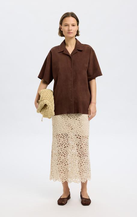 Image du produit Selected 100% Wildleder Kurzarmhemd (34)