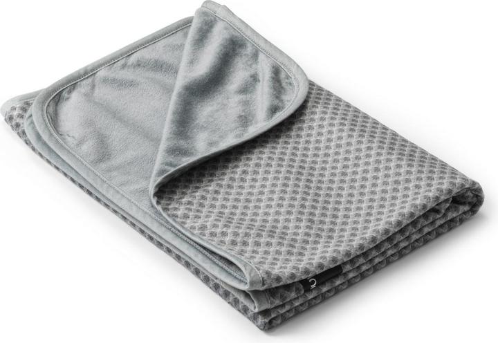 Elodie Pearl Velvet Blanket - Turquoise Nauja (100 x 75 cm)