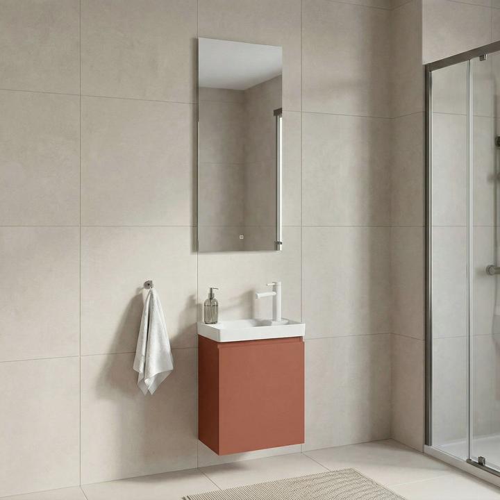 Produktbild Homitis Ferla 40 Bathroom Cabinet With Sink & Mirror Set (2 Pieces)