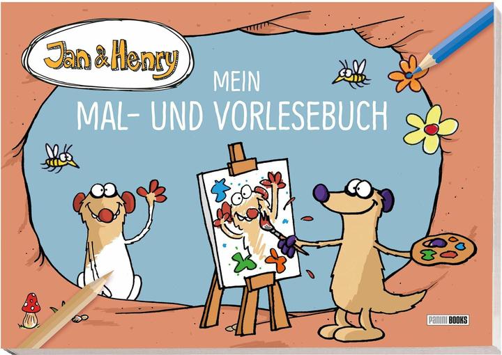 Panini Jan & Henry: Lustige Vorlesegeschichten zum Ausmalen