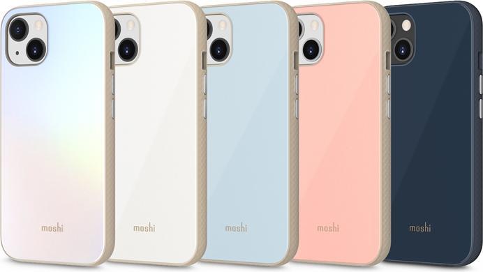 Produktbild Moshi iGlaze Handy-Schutzhülle 15,5 cm (6.1" ) Cover Silber (Apple iPhone 13)
