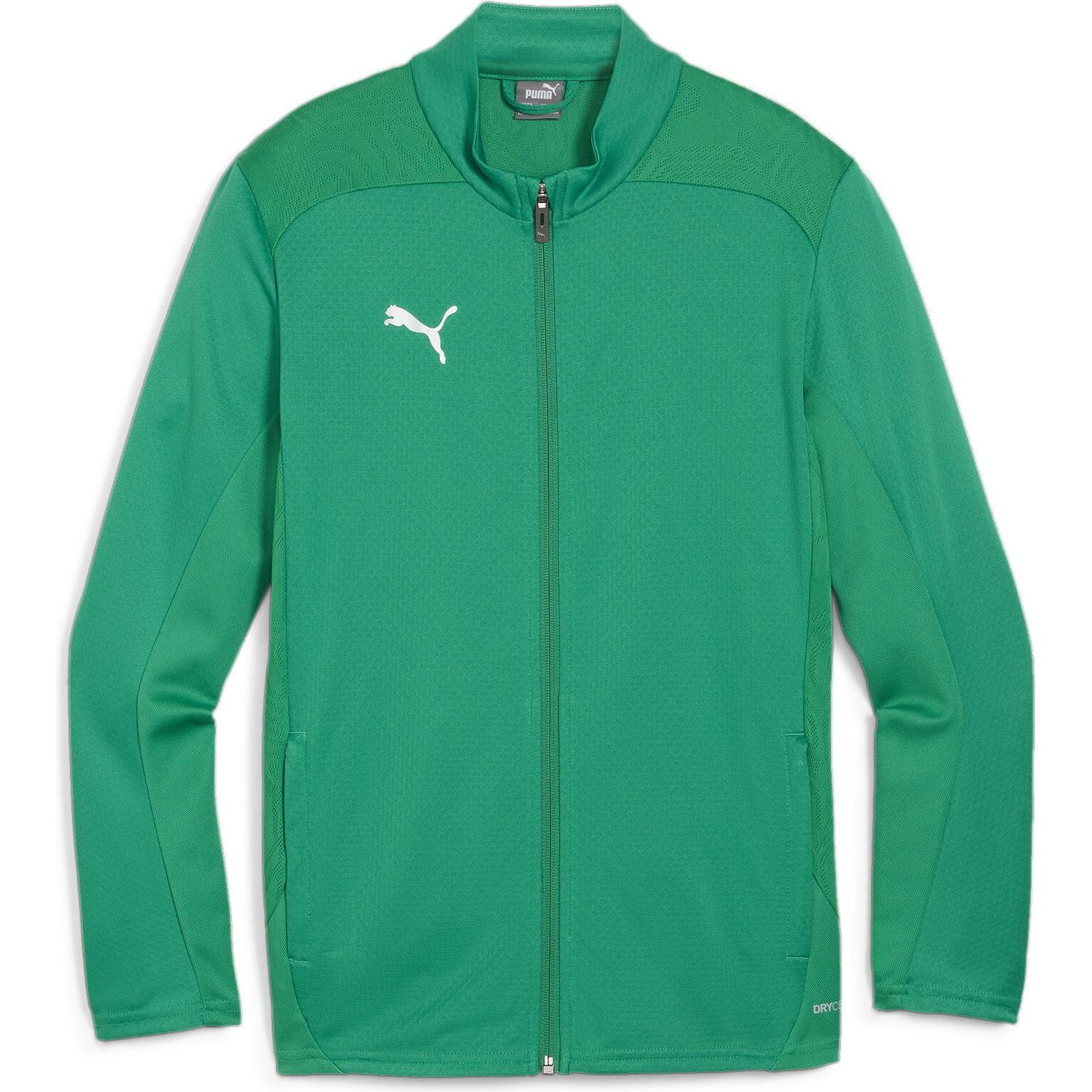 Puma, Jungen, Laufjacke, teamFINAL Training Jacket Jr (128), Grün, 128